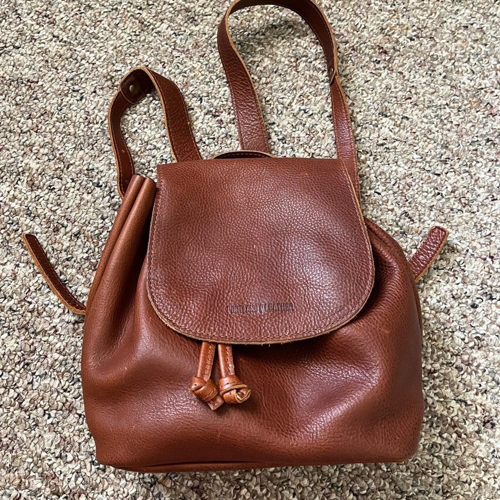 Portland Leather Goods bucket backpack